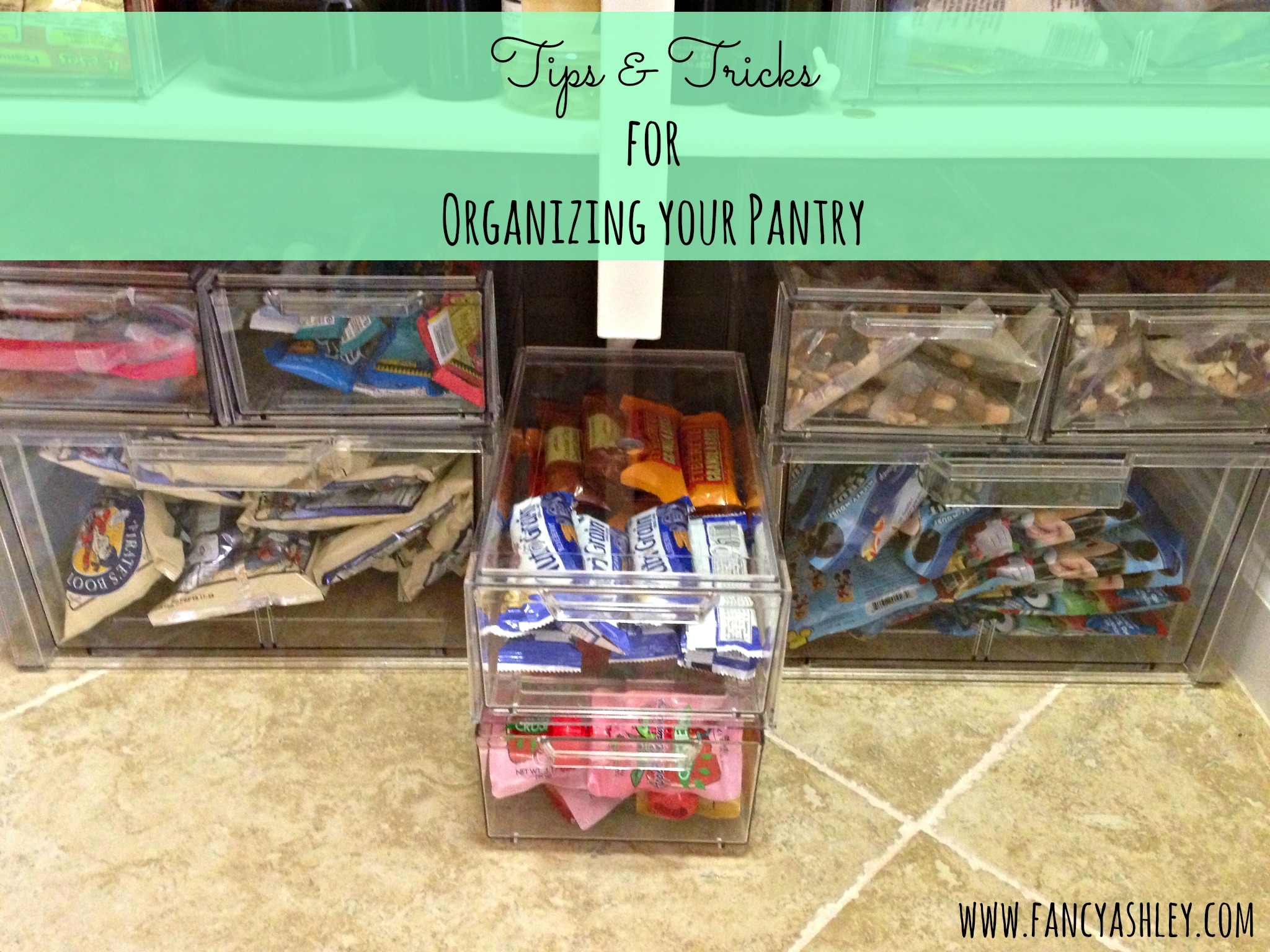 tips and tricks for organizing your pantry