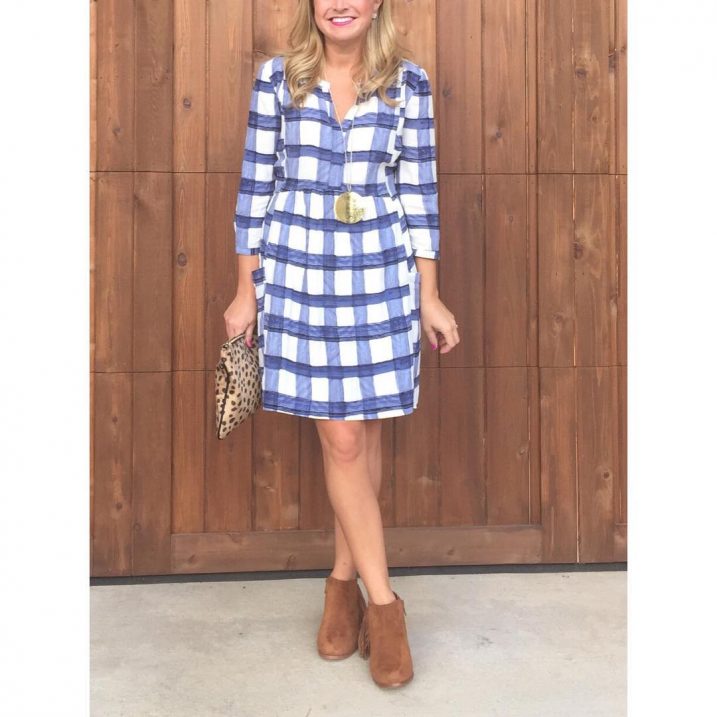 Blue Gingham Dress