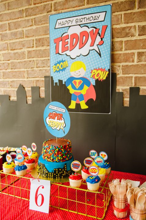 Teddy's 6th Superhero Bash // Fancy Ashley