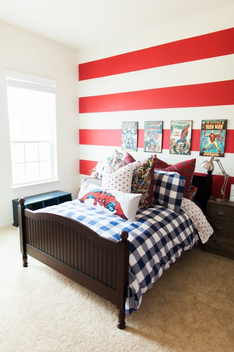 Boys Super Hero Bedroom // Fancy Ashley