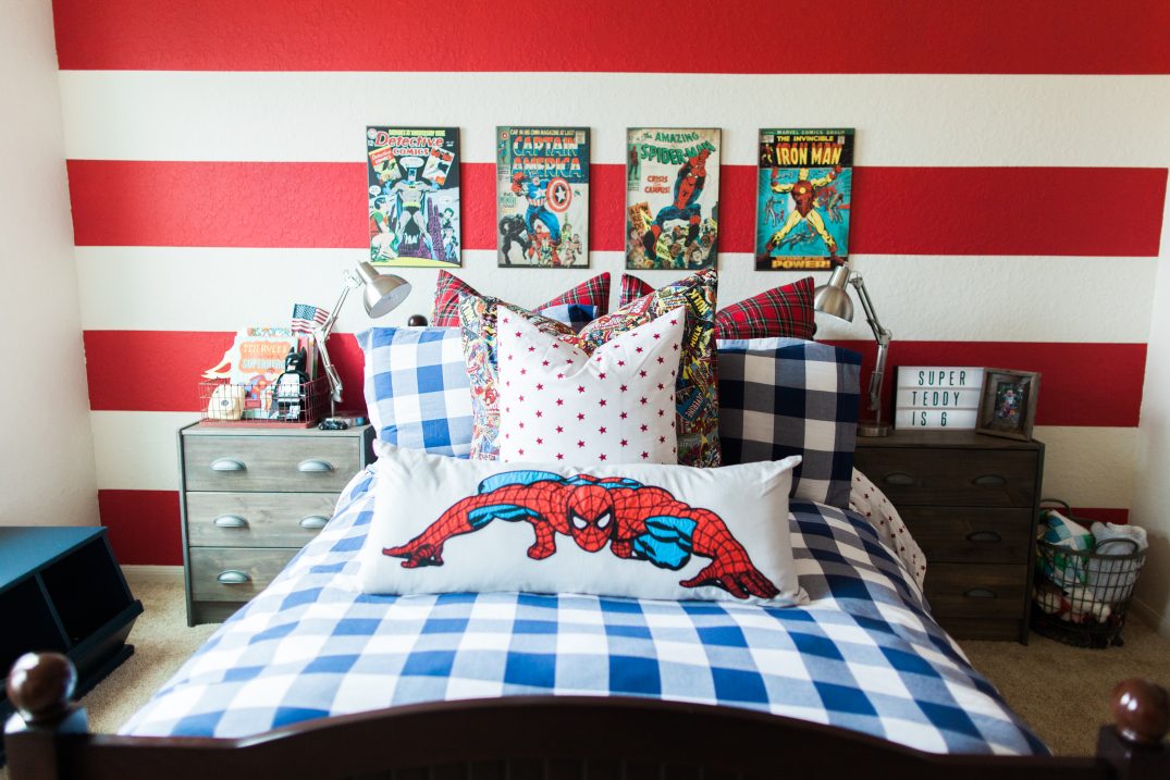 Boys Super Hero Bedroom // Fancy Ashley