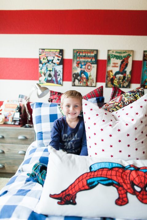 Kids superhero clearance bed