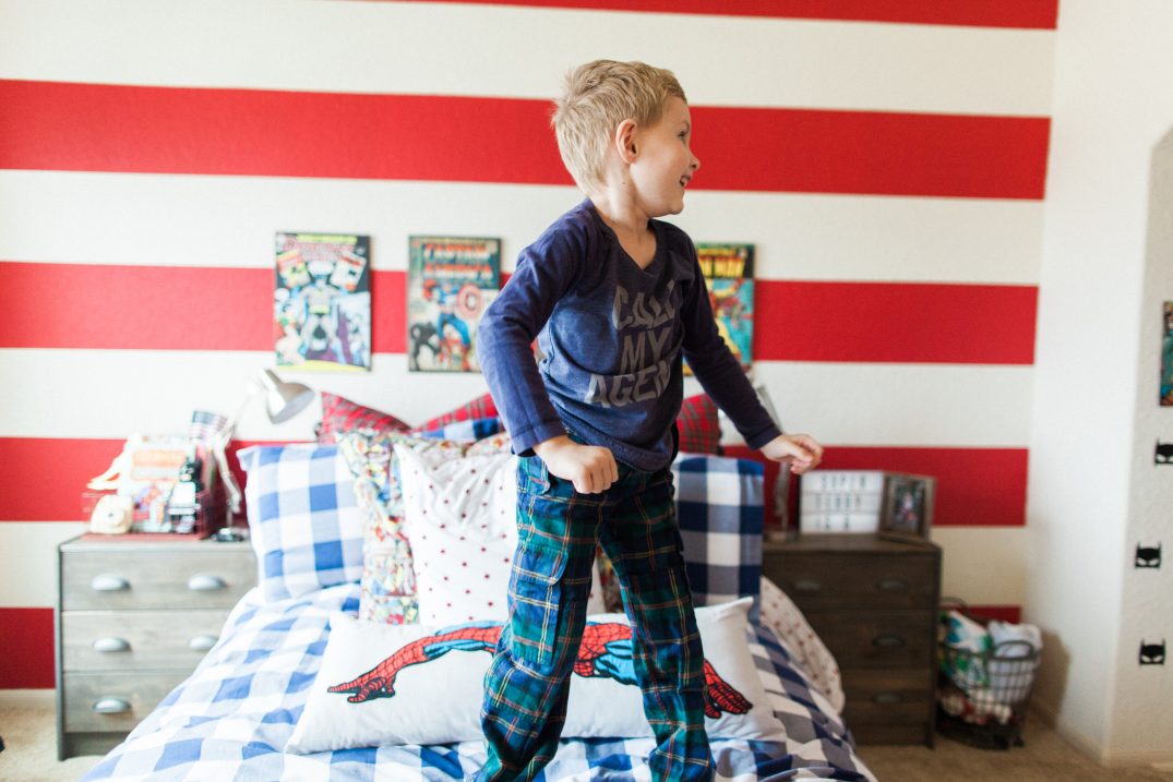 Boys Super Hero Bedroom // Fancy Ashley