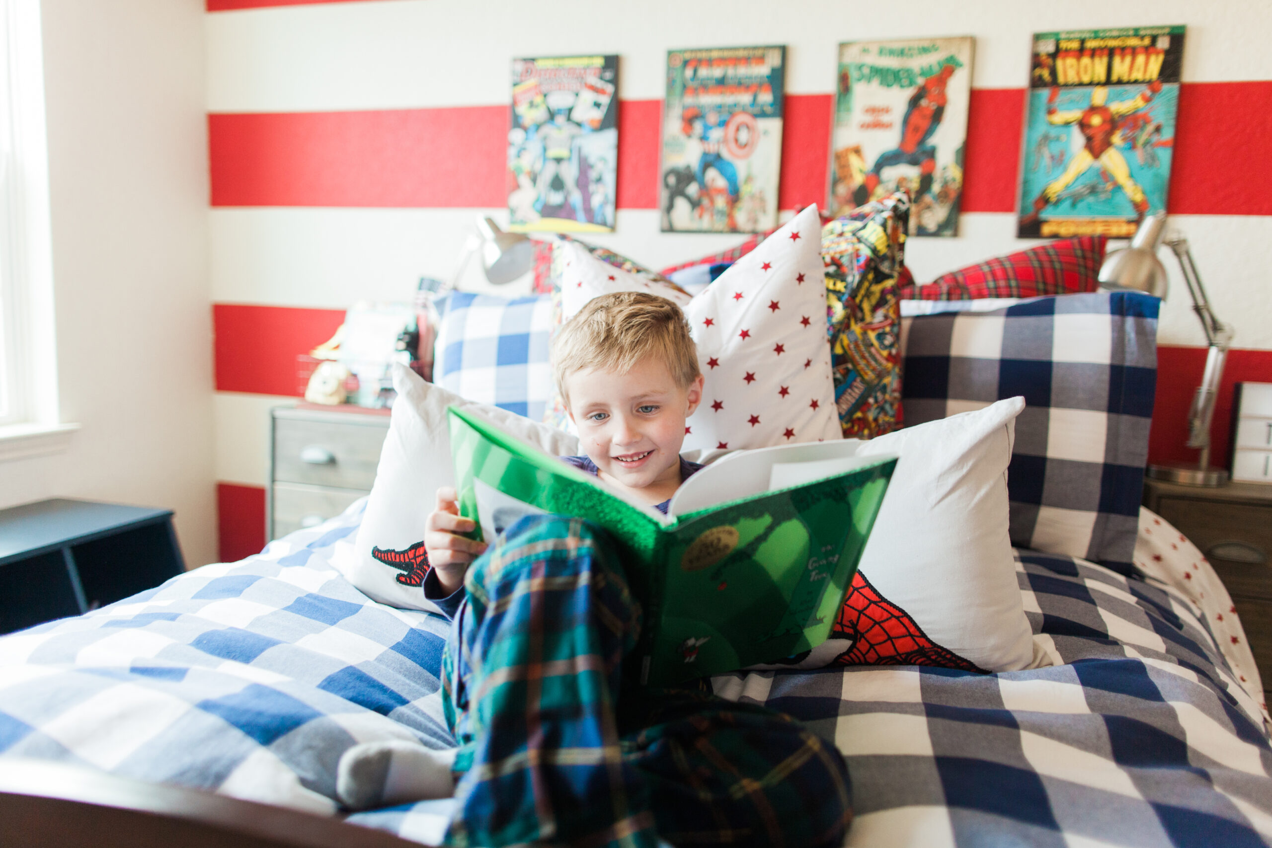 Boys Super Hero Bedroom // Fancy Ashley