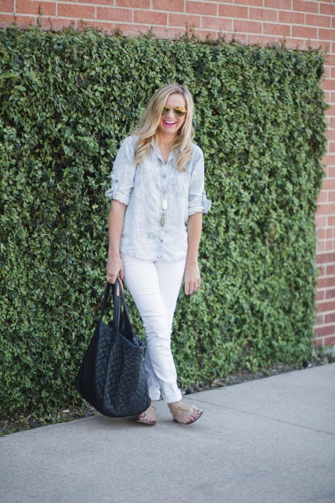 Everyday Fancy: White Denim // Fancy Ashley