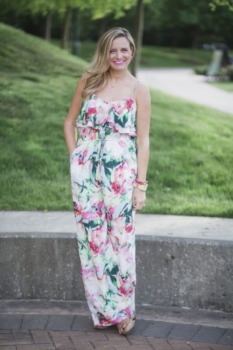 Everyday Fancy: Floral Jumpsuit // Fancy Ashley