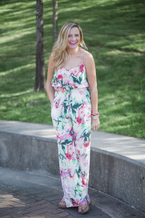 Everyday Fancy: Floral Jumpsuit // Fancy Ashley