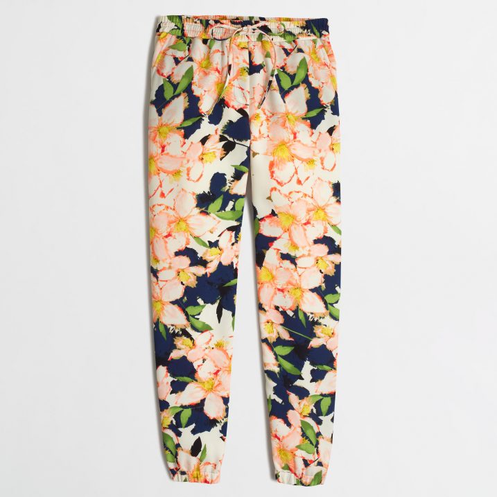 Floral Drawstring Pants