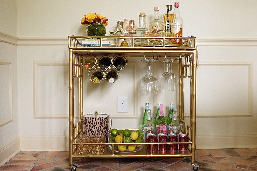 Bar Cart Styling // Fancy Ashley 