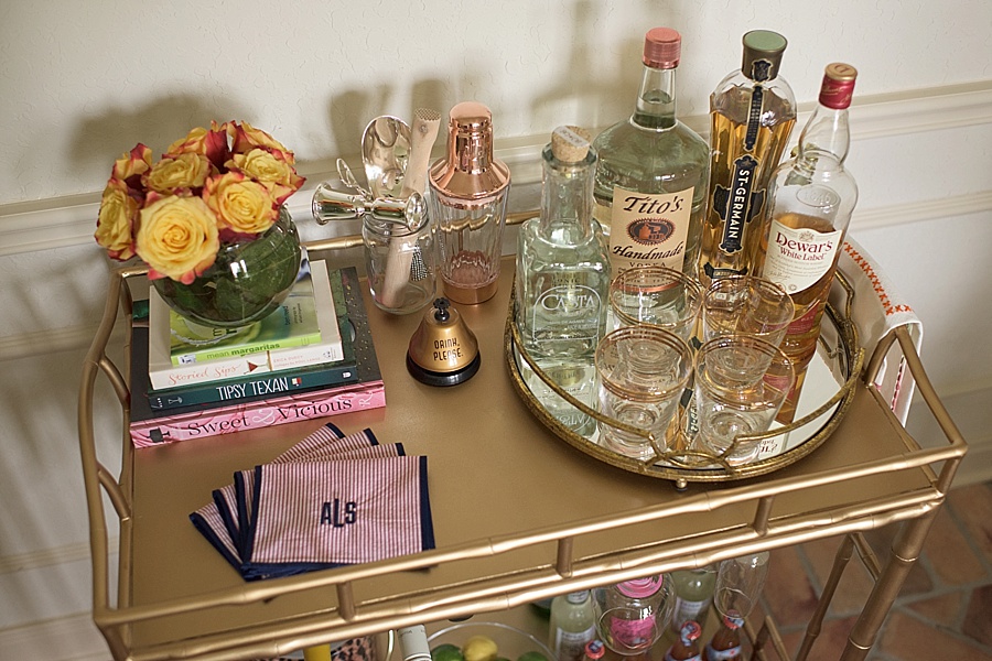 Bar Cart Styling // Fancy Ashley 