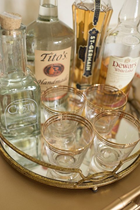 Bar Cart Styling // Fancy Ashley 