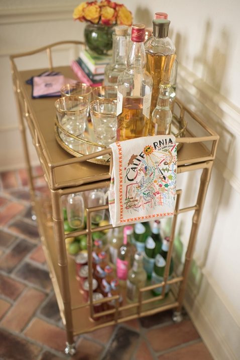 Bar Cart Styling // Fancy Ashley