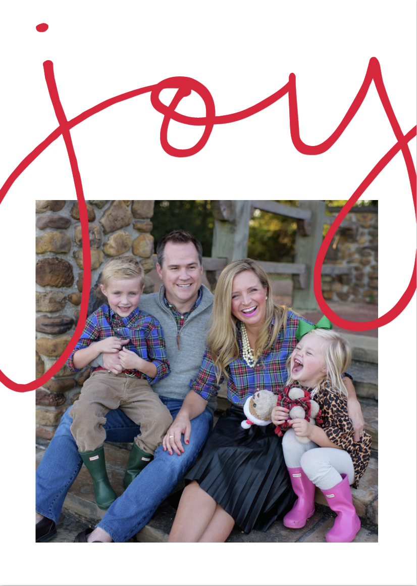 Fancy Ashley Christmas Card