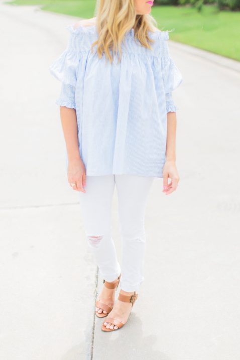 off-the-shoulder-top-and-white-denim