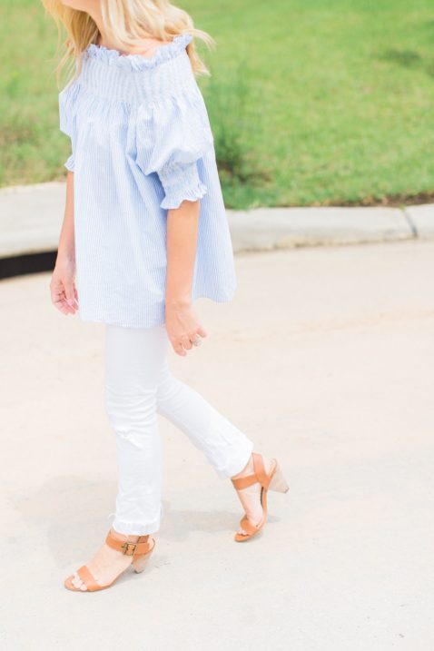 off-the-shoulder-top-and-white-denim