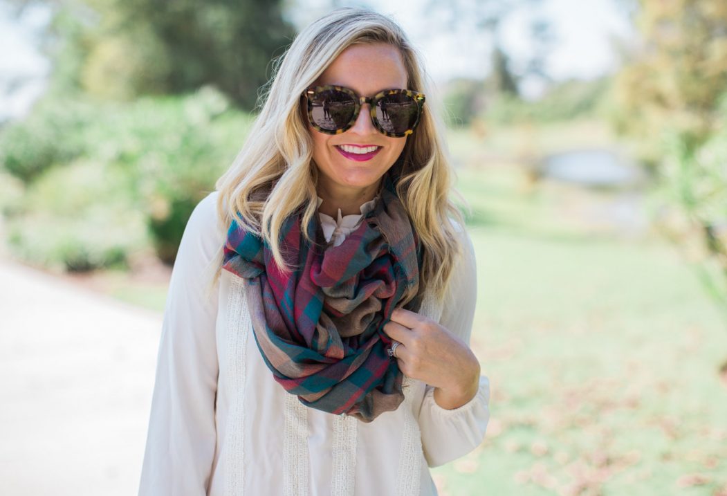 plaid scarves for fall