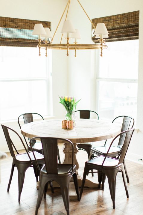 White and Brass Kitchen