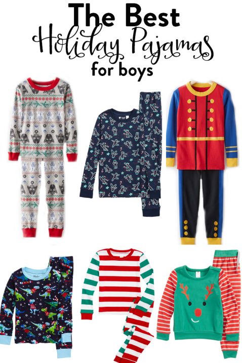 boys christmas pajamas 