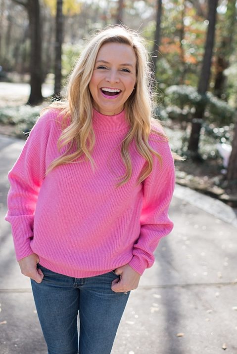 Candy shop pink sweater