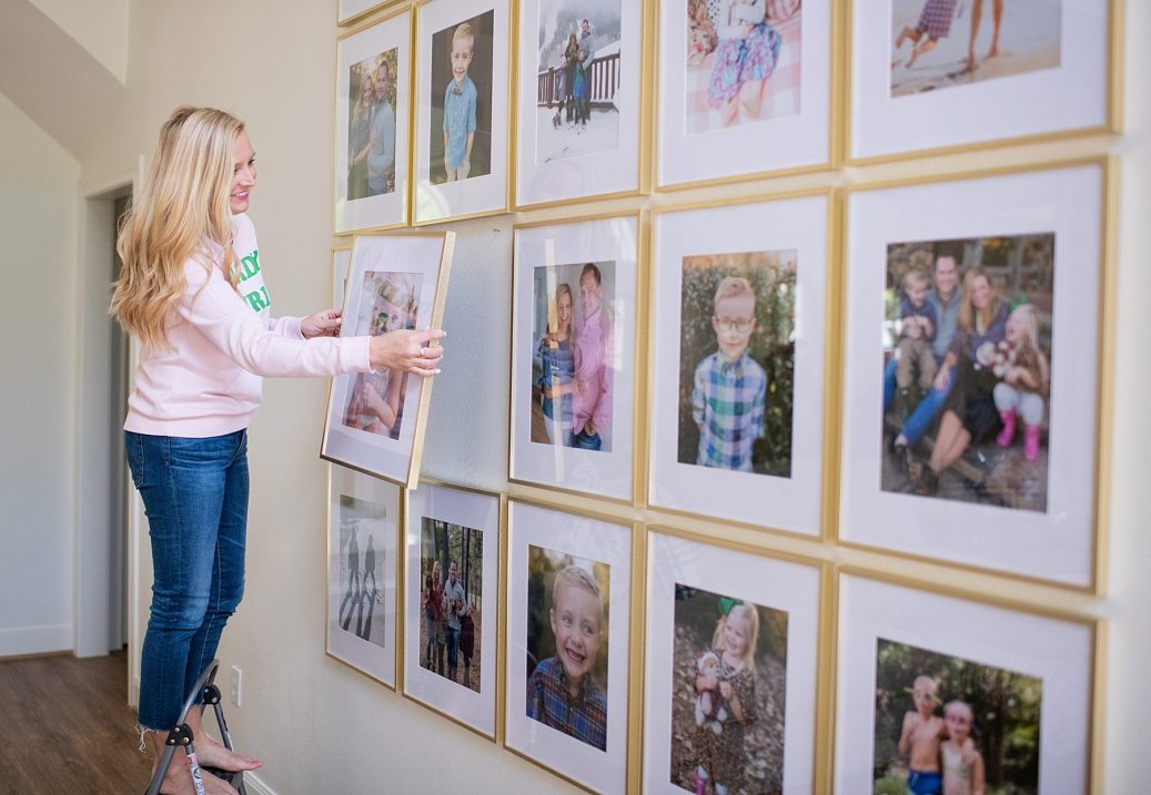 Affordable Gallery Wall Ideas featured by popular Houston lifestyle blogger, Fancy Ashley
