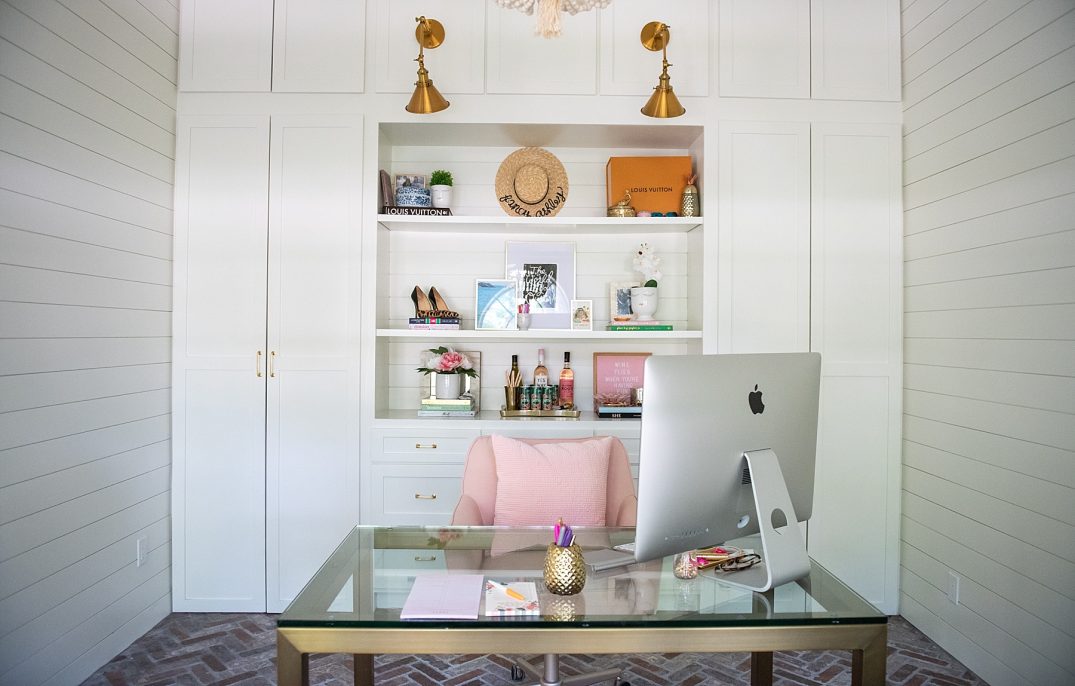 Office Reveal featured by popular Houston lifestyle blogger, Fancy Ashley