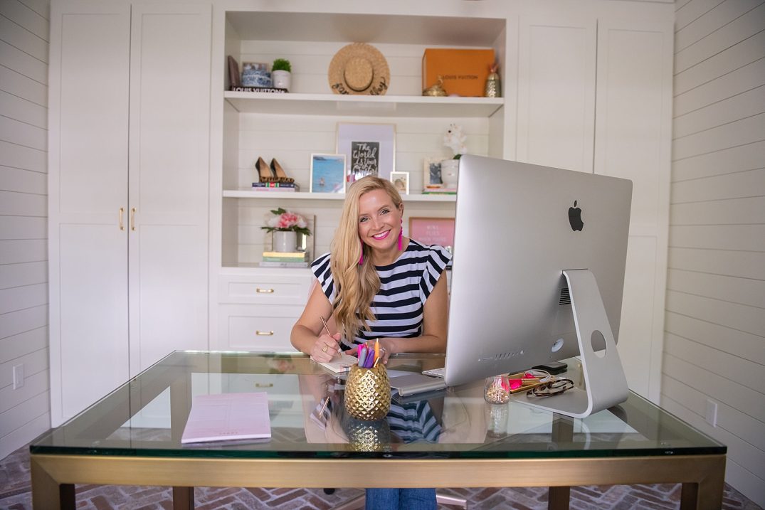 Office Reveal featured by popular Houston lifestyle blogger, Fancy Ashley