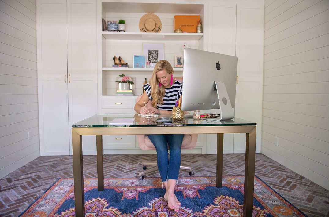 Office Reveal featured by popular Houston lifestyle blogger, Fancy Ashley