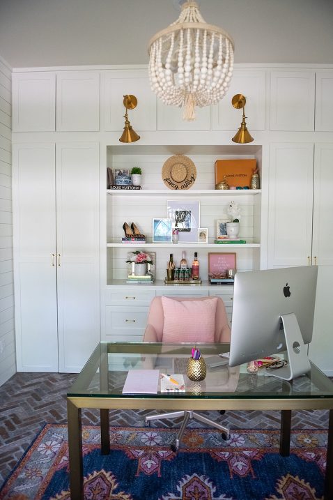 Office Reveal featured by popular Houston lifestyle blogger, Fancy Ashley