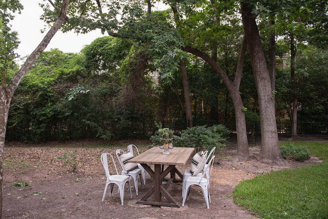 At Home Patio Makeover featured by popular Houston lifestyle blogger, Fancy Ashley