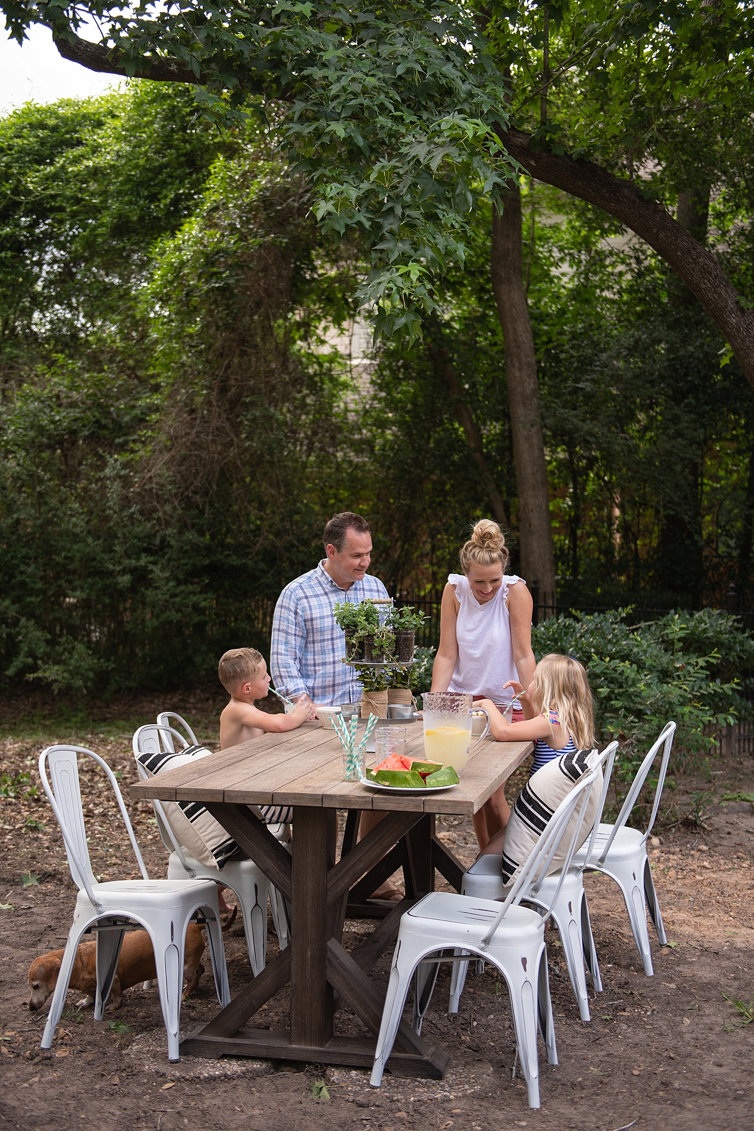 At Home Patio Makeover featured by popular Houston lifestyle blogger, Fancy Ashley