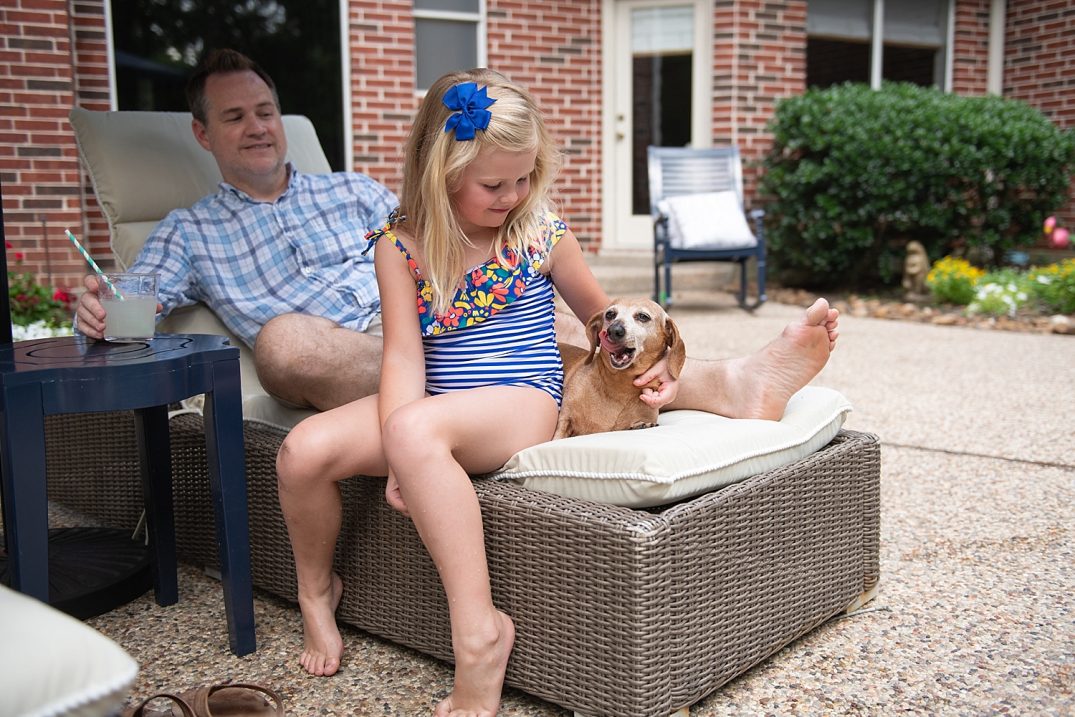 At Home Patio Makeover featured by popular Houston lifestyle blogger, Fancy Ashley