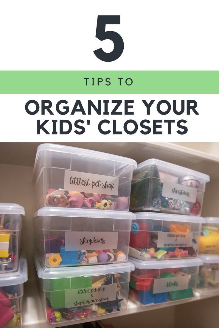 5 Super Helpful Closet Organization Tips for your Family - House of Fancy