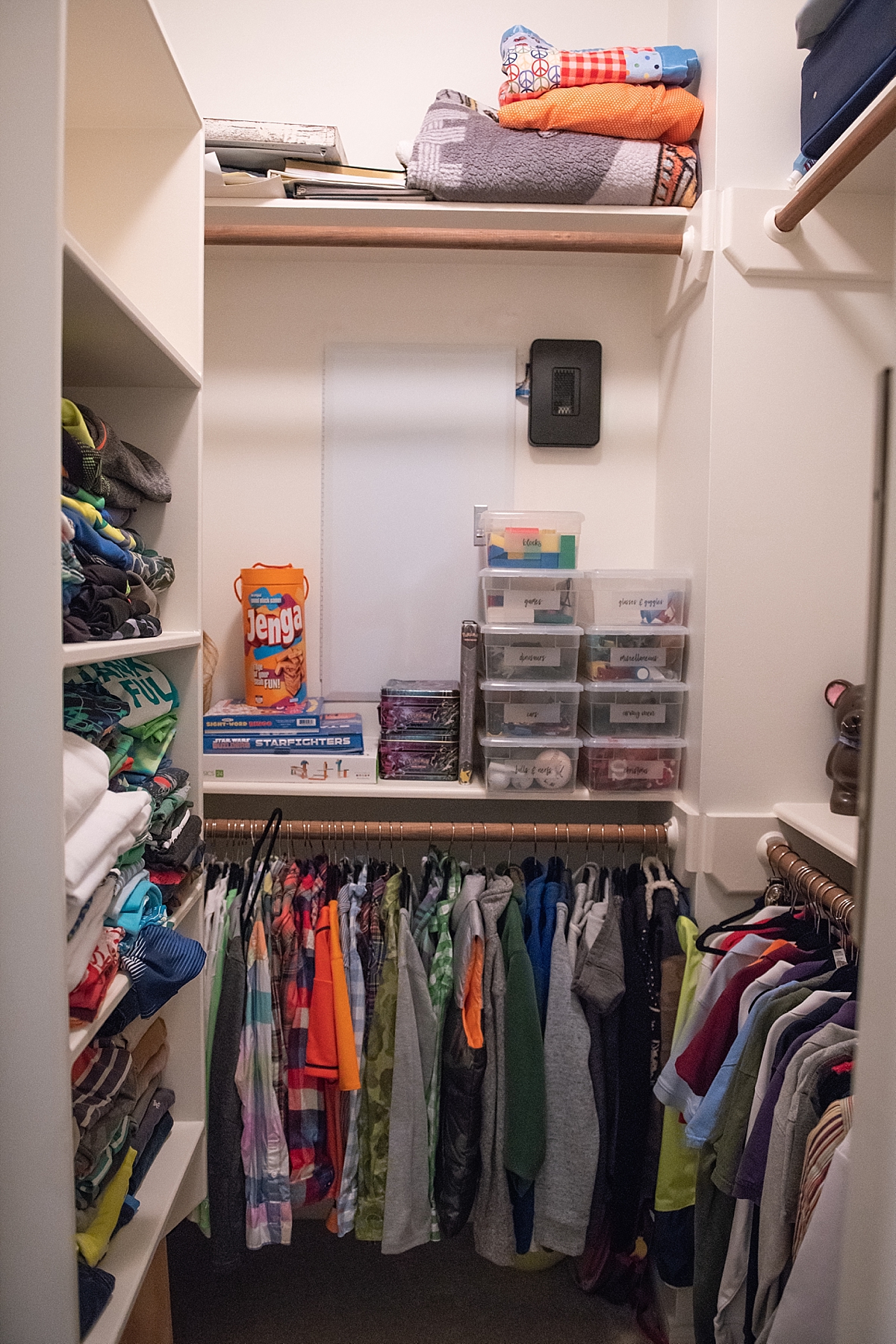 5 Super Helpful Closet Organization Tips for your Family featured by popular Houston lifestyle blogger, Fancy Ashley