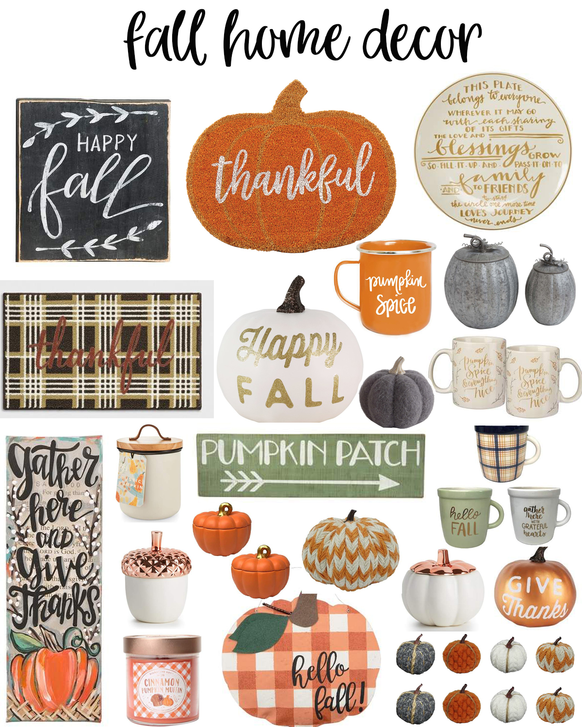 Cute Fall Home Decor Ideas to Bring the Harvest Home featured by popular Houston lifestyle blogger, Fancy Ashley