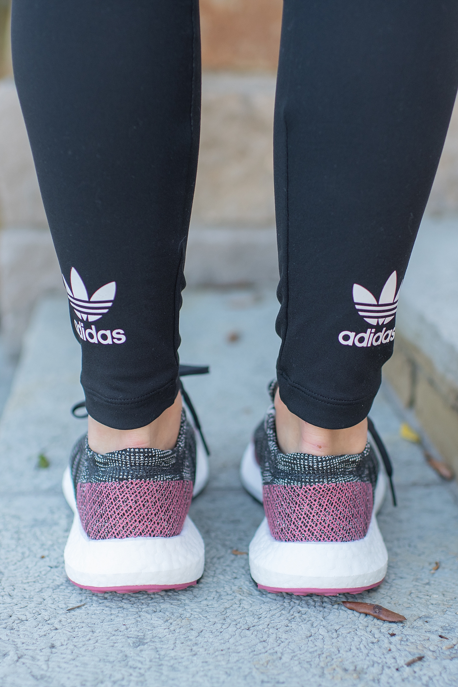 Self Care Tips featured by top Houston lifestyle blog, Fancy Ashley: Adidas Pureboost running shoes