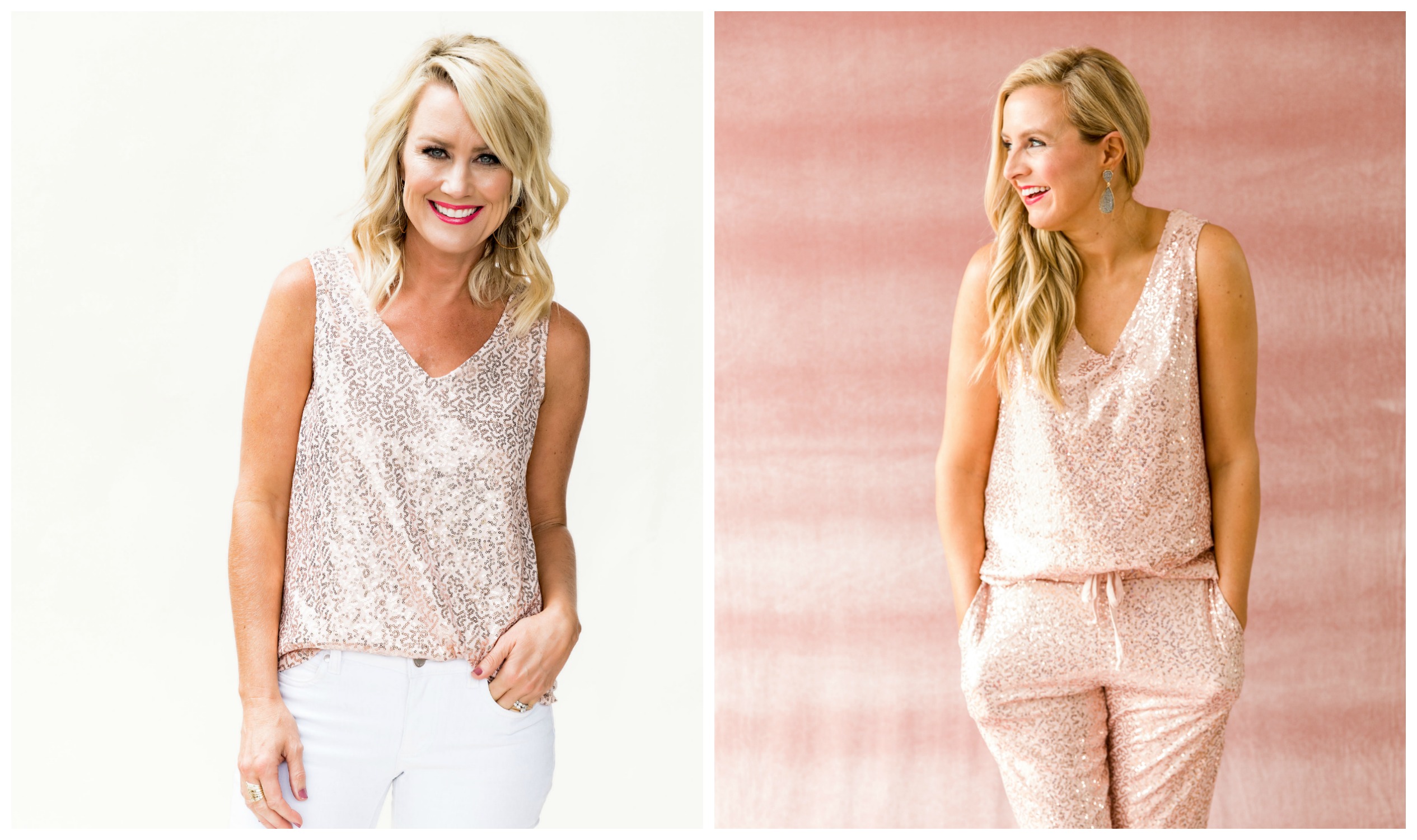 The Latest Nordstrom Collection: Gibson x Glam Collection featured by top Houston fashion blog, Fancy Ashley - sequin tank top