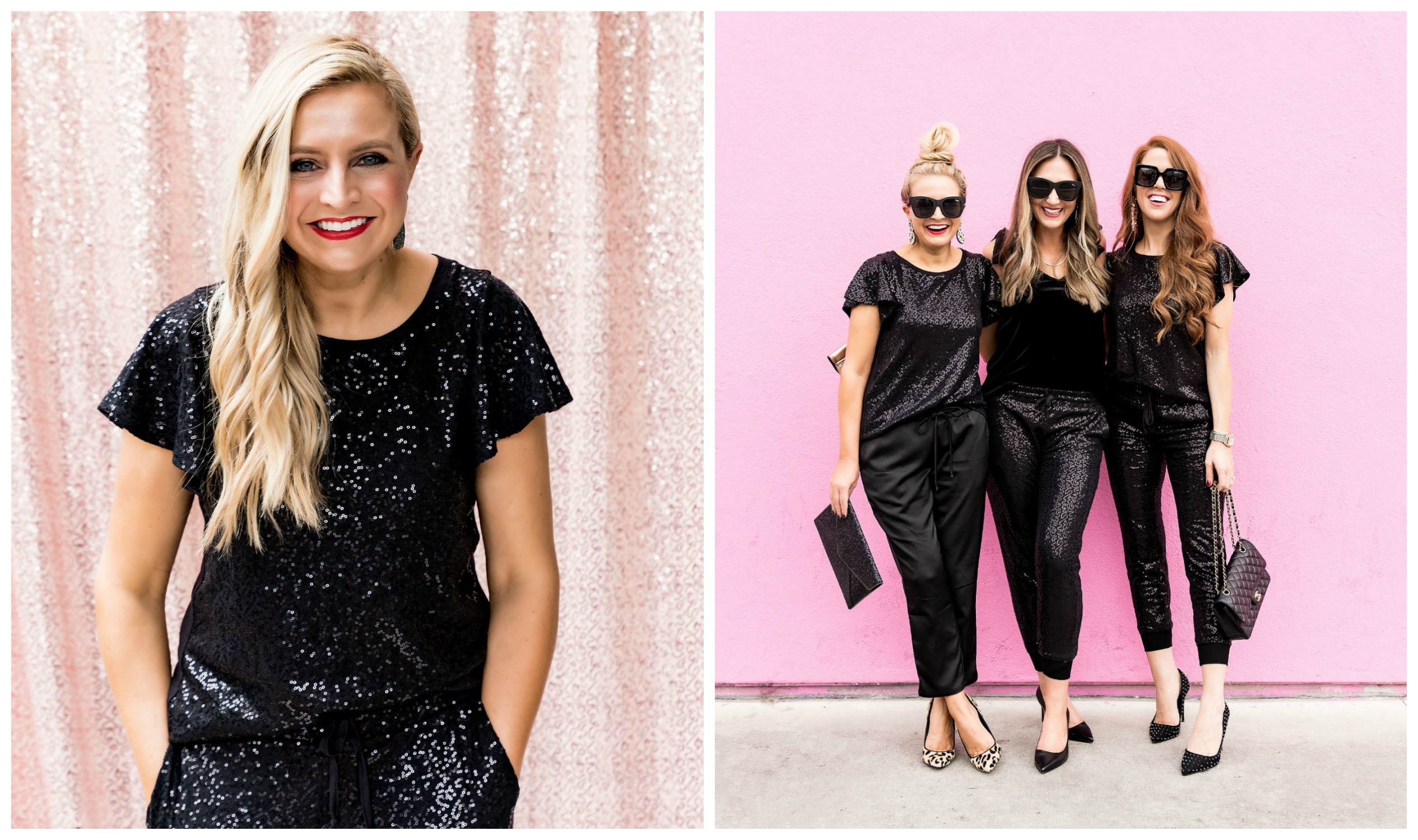 The Latest Nordstrom Collection: Gibson x Glam Collection featured by top Houston fashion blog, Fancy Ashley - sequin top
