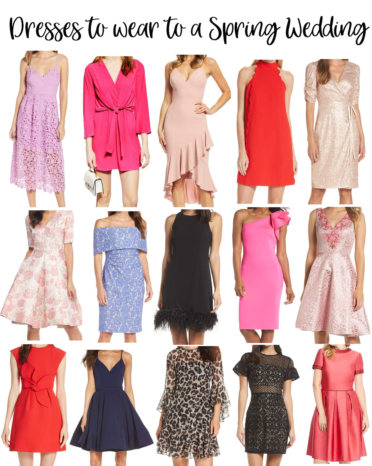 Dresses to Wear to a Spring Wedding ...