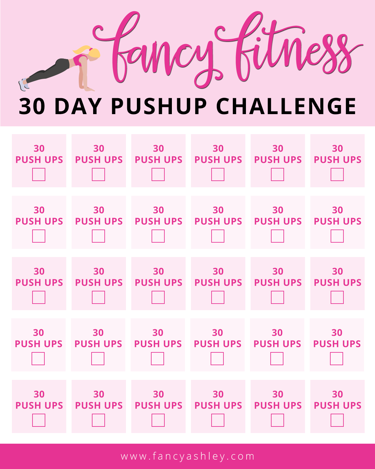 Push up challenge female sale