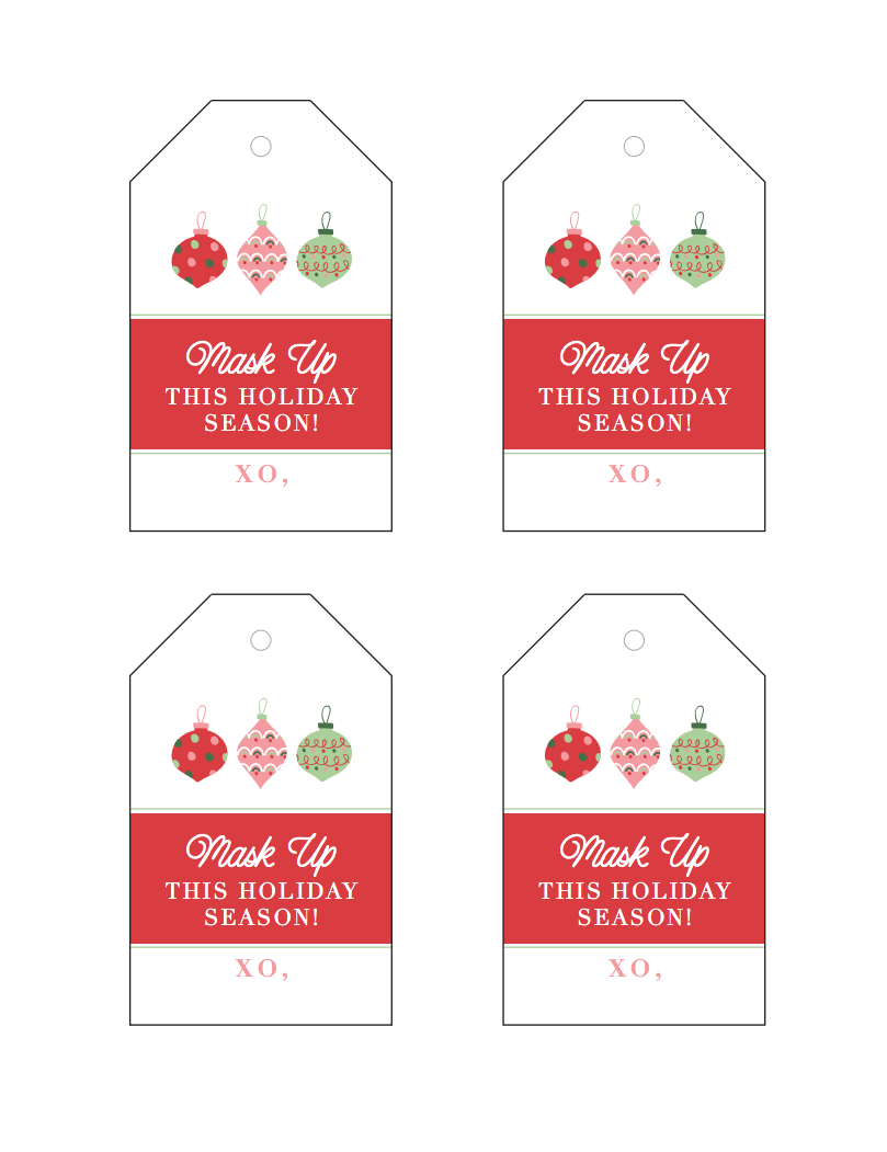 Christmas Gift for Teachers by popular Houston life and style blog, Fancy Ashley: image of printable gift tags.