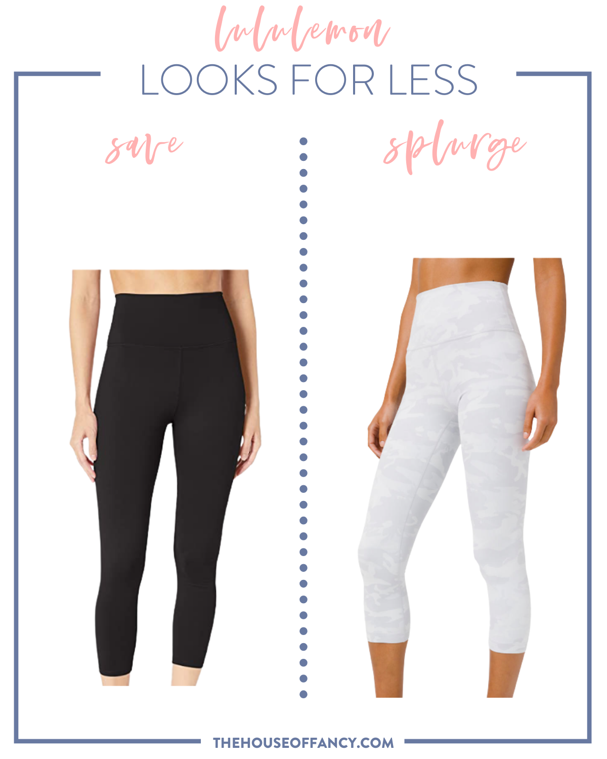 Lululemon Looks for Less featured by top Houston fashion blogger, House of Fancy