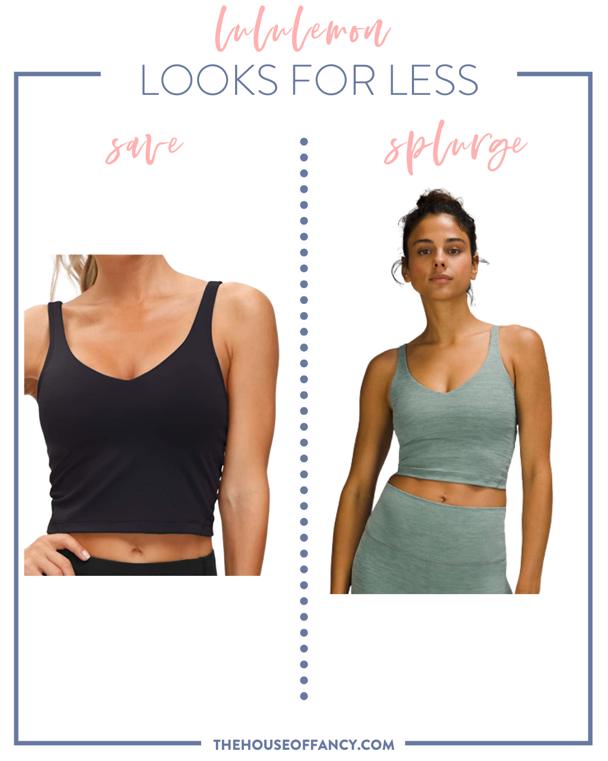 Lululemon Looks for Less featured by top Houston fashion blogger, House of Fancy