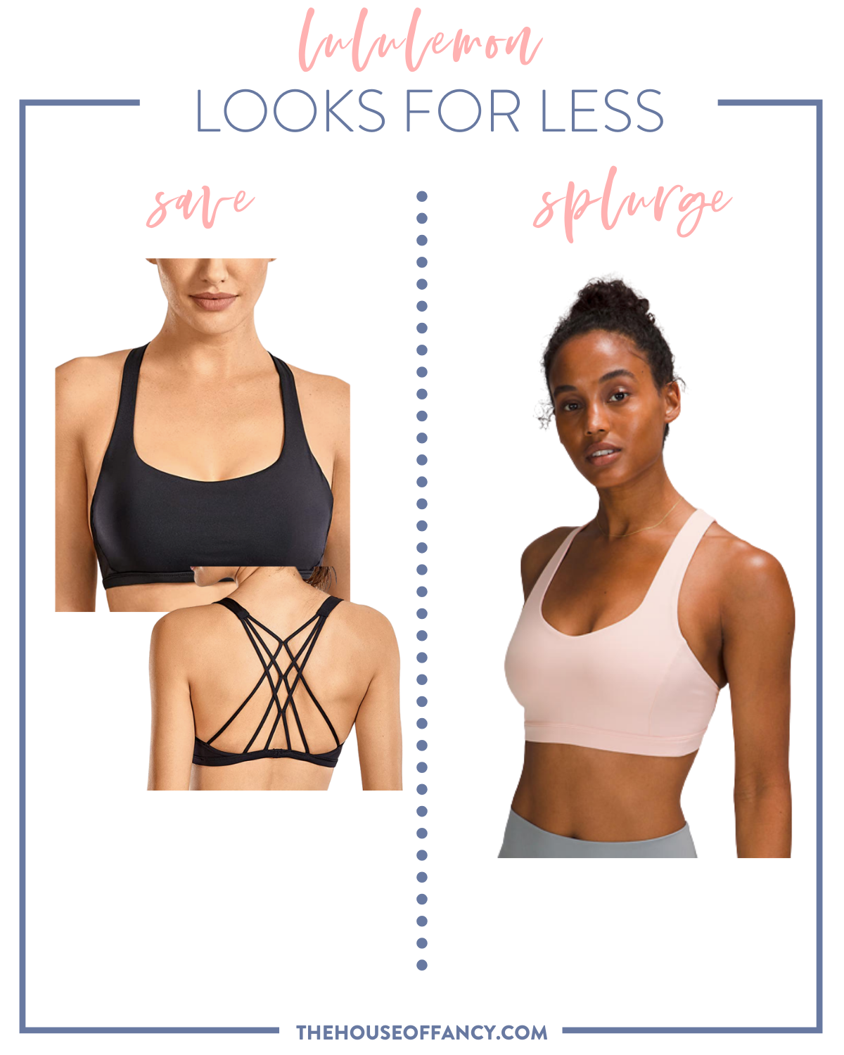 Lululemon Looks for Less featured by top Houston fashion blogger, House of Fancy