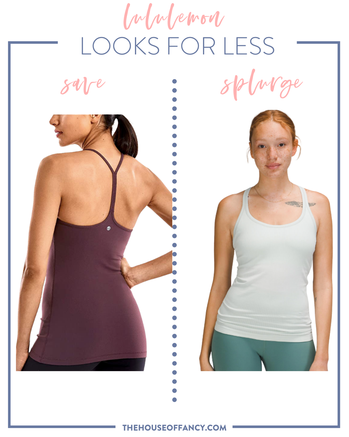 Lululemon Looks for Less featured by top Houston fashion blogger, House of Fancy