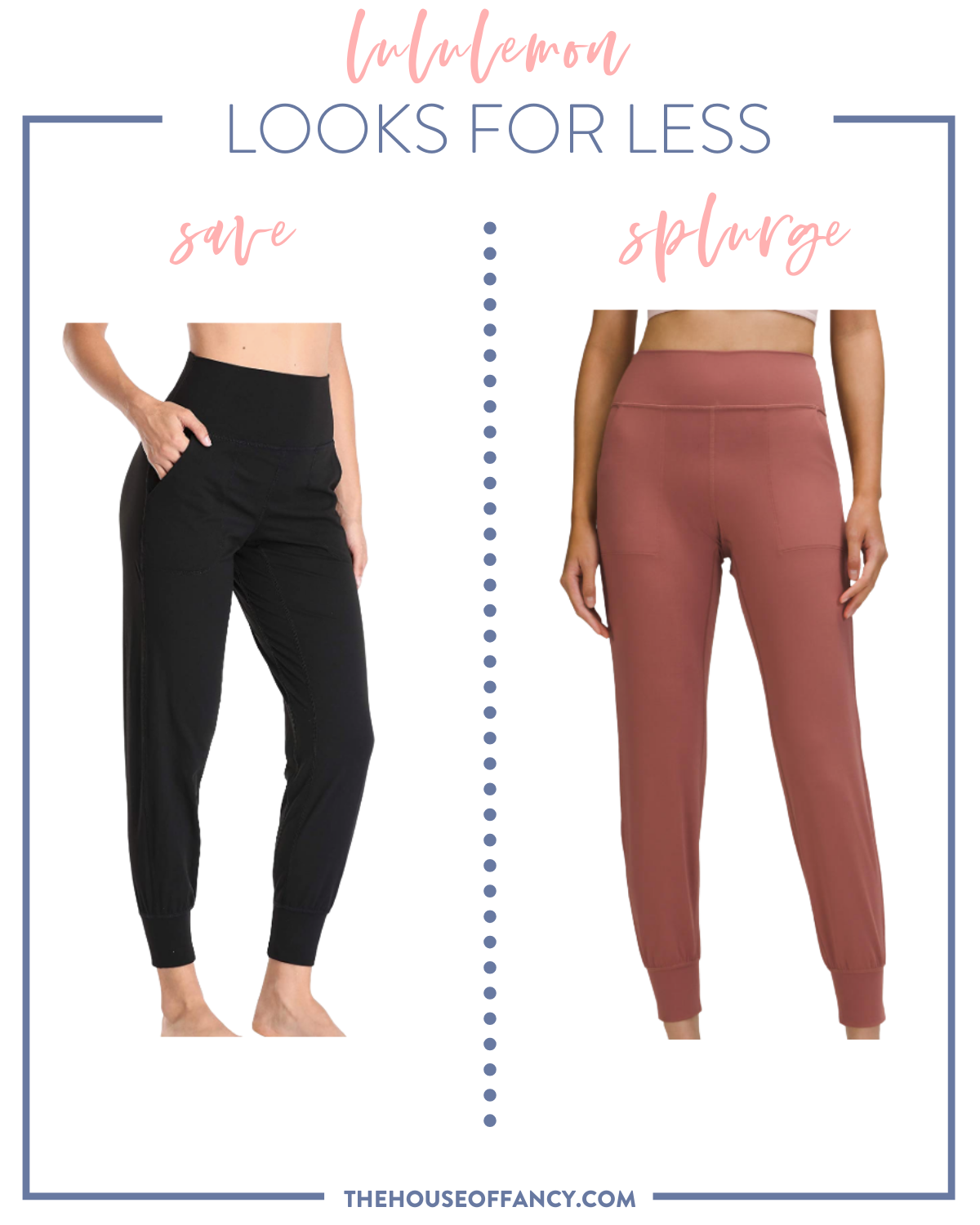 Lululemon Looks for Less featured by top Houston fashion blogger, House of Fancy