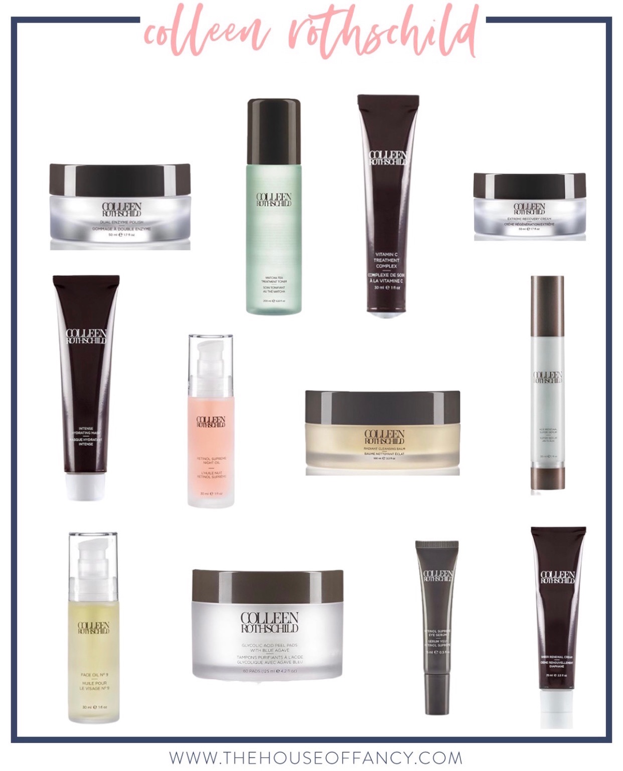 LTK Sales by popular Houston fashion blog, The House of Fancy: collage image of Colleen Rothschild beauty products. 