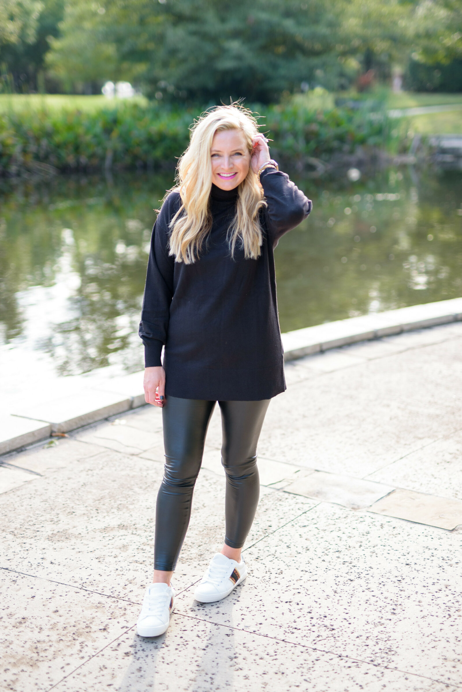 Multiple Ways to Style the Spanx Faux Leather Leggings - Ashley