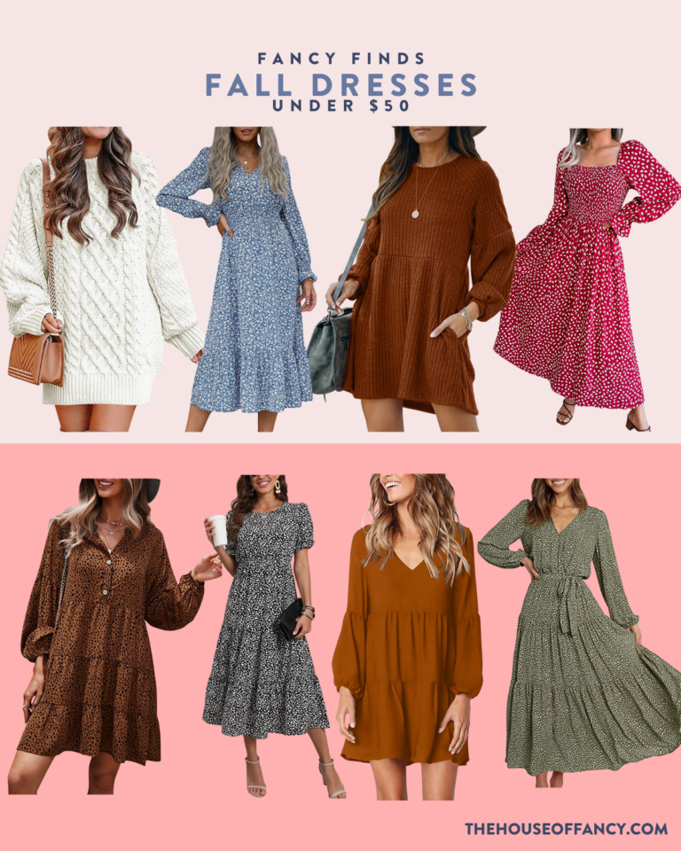 Fall Dresses Under $100 - House of Fancy