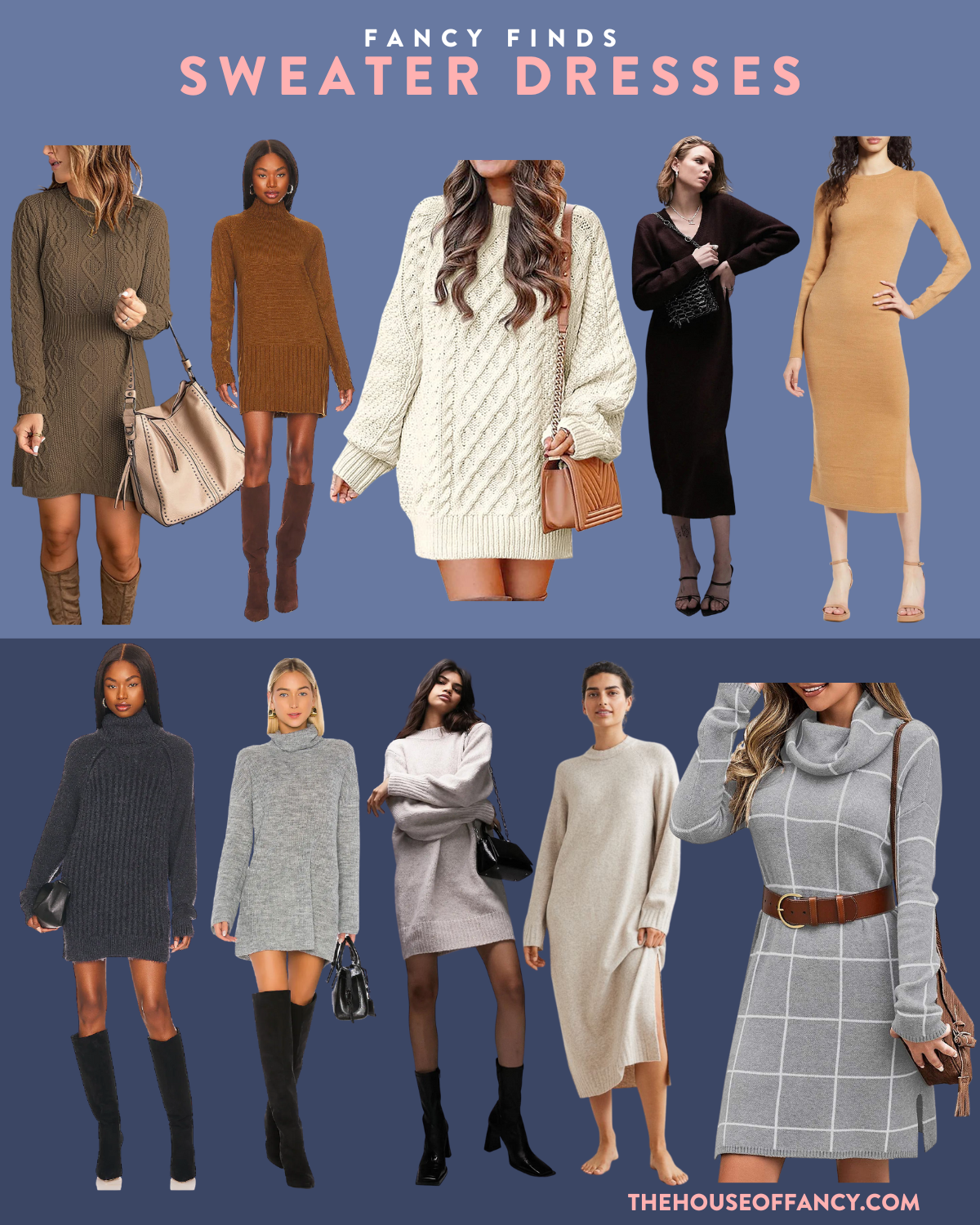 10 Must Have Sweater Dresses for Winter - House of Fancy