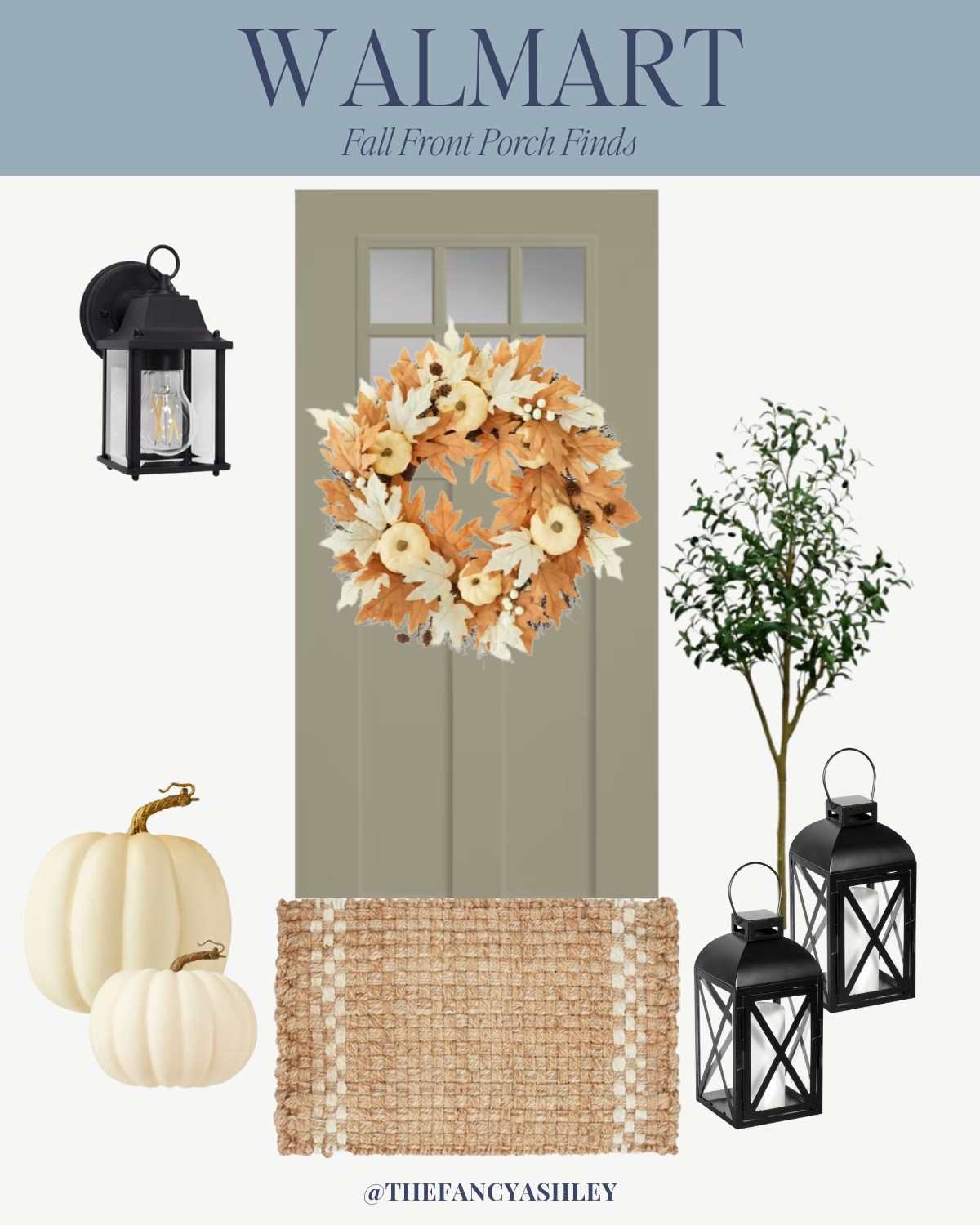 New Fall Finds at Walmart-Fall Front Porch